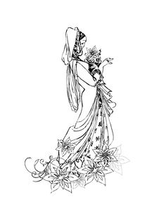 Stylized Bride Royalty Free Stock Image Stylized Bride Royalty Free Stock Image