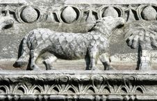 Lamb Frieze, Hagia Sophia, Istanbul Stock Photos