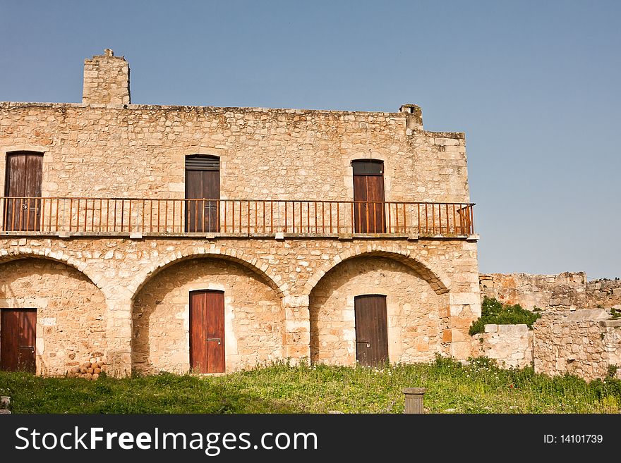 Monastery of St. John Theologian at Ancient Aptera in Crete, Greece