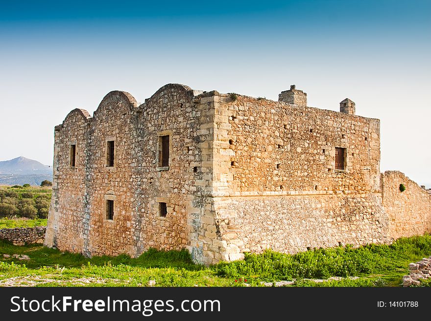 Monastery of St. John Theologian at Ancient Aptera in Crete, Greece