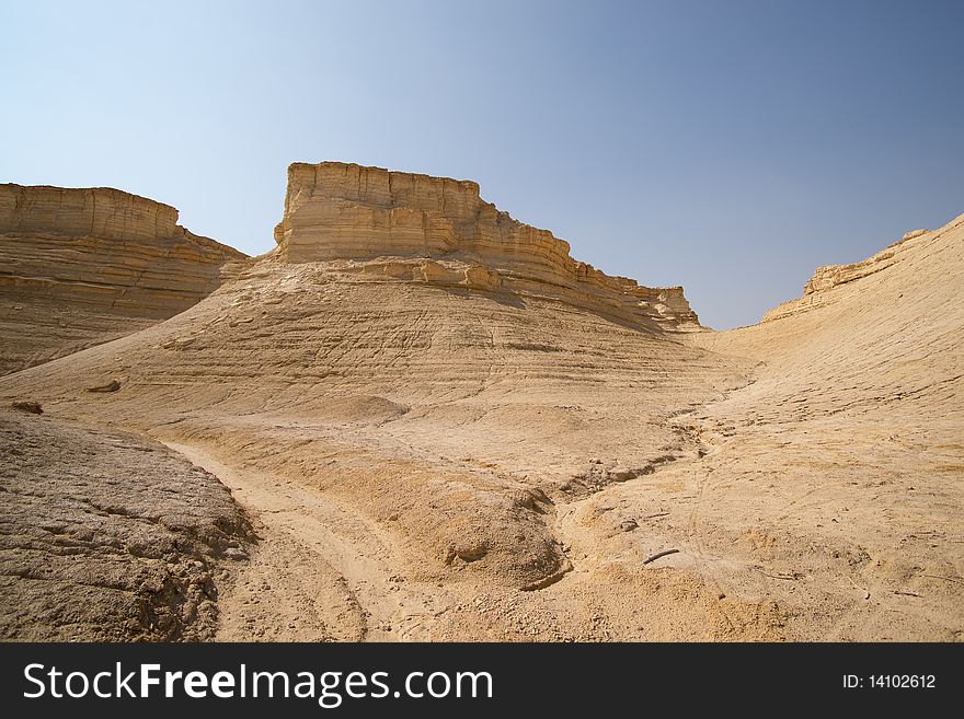 The Perazim canyon. Judean Desert nature reserve, Israel.