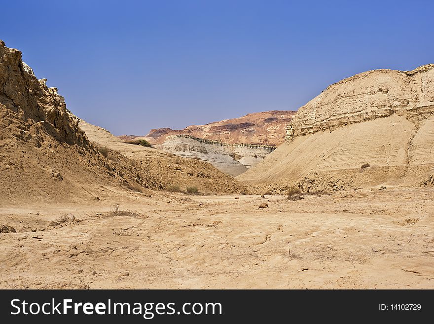 The Perazim canyon. Judean Desert nature reserve, Israel.