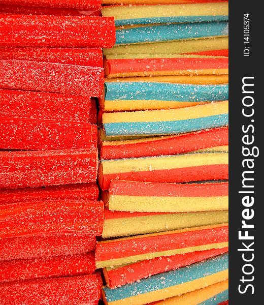 Some Colourful sweets sold on a street market. Some Colourful sweets sold on a street market