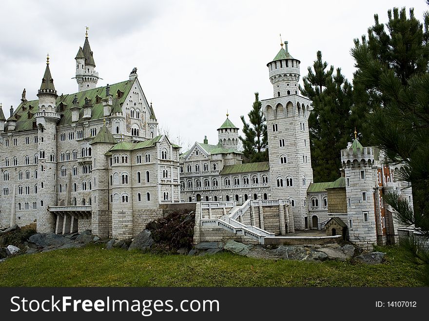 Photo of the building in mini world in austria. Photo of the building in mini world in austria