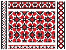 Pattern Ukrainian Embroidery Texture Royalty Free Stock Photography Pattern Ukrainian Embroidery Texture Royalty Free Stock Photography