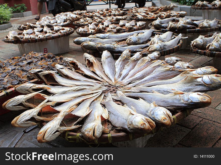 Salted fish is one of the chinese style food.