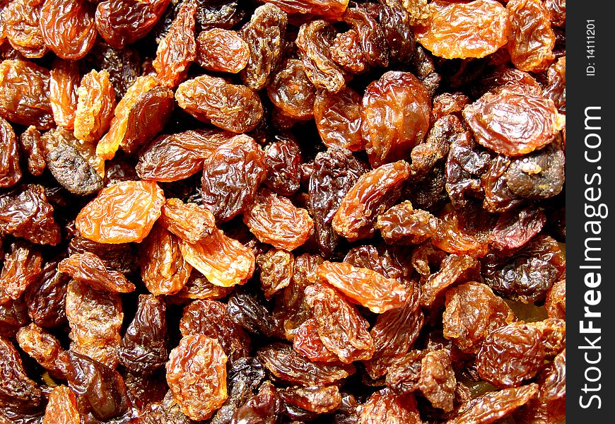 Raisins Texture Background