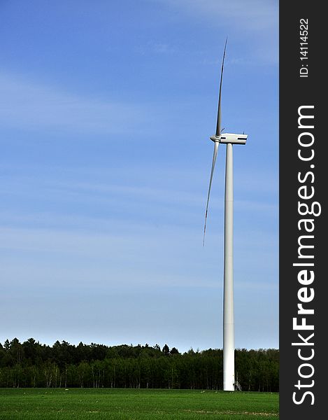 An image of wind turbine