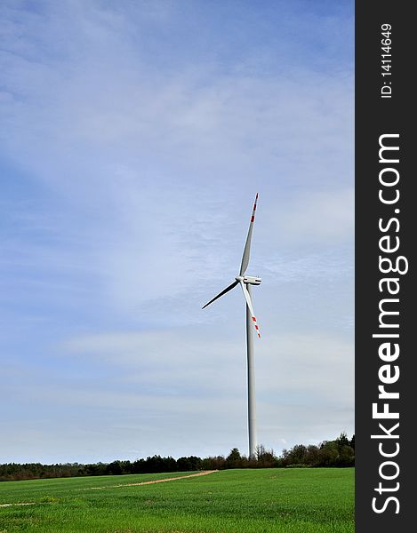 An image of wind turbine