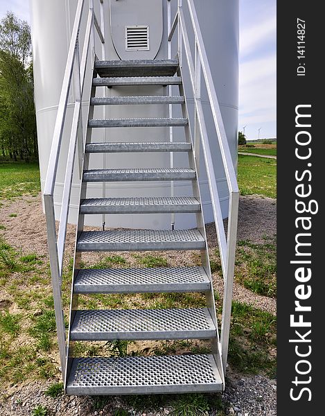 Entrance To Wind Turbine