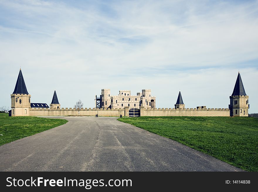 Castle near Lexington, Kentucky, USA.