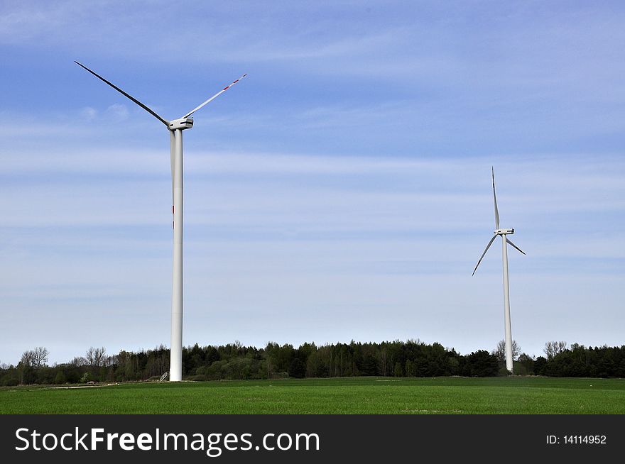 An image of wind turbine