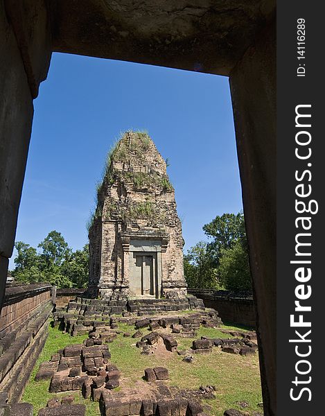 Banteay Srei at the north of the Angkor Temples, Cambodia