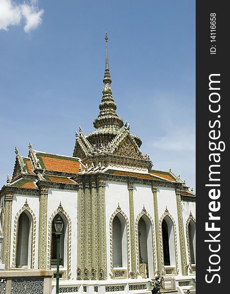 Emerald Buddha Temple and Grand Palace in Bangkok, unique and amazing architecture of Thailand. Emerald Buddha Temple and Grand Palace in Bangkok, unique and amazing architecture of Thailand.