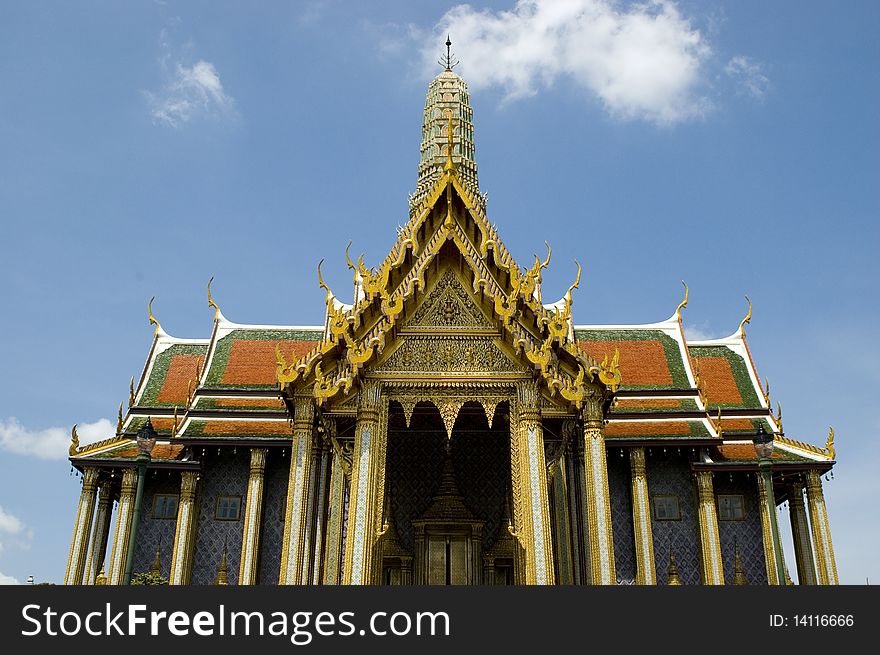 Emerald Buddha Temple In Bangkok