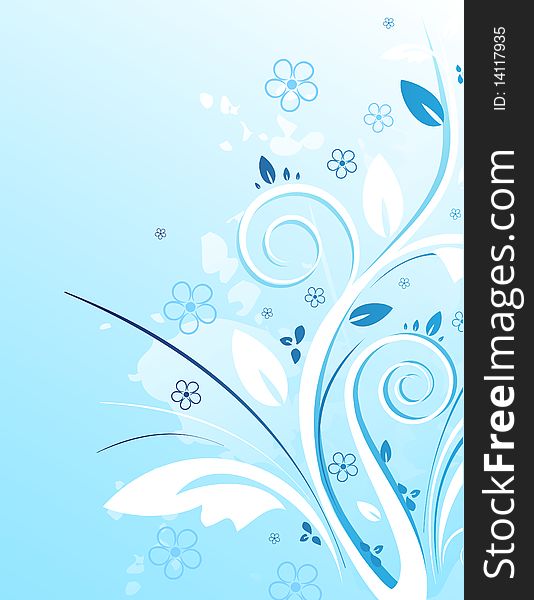 Floral banners with place for your text. Floral banners with place for your text