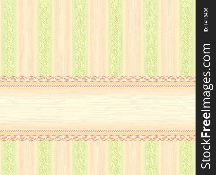 Background with stripes and square frame. Background with stripes and square frame.