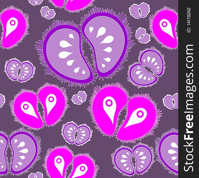 Vector. Seamless ornament  in color 303. Vector. Seamless ornament  in color 303