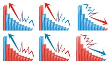 3d Graphics Chart Blue And Red Stock Photo 3d Graphics Chart Blue And Red Stock Photo
