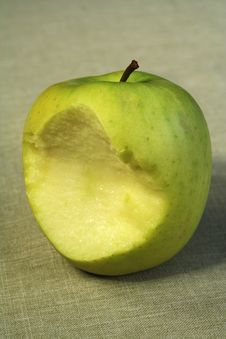 Bitten Apple Stock Image Bitten Apple Stock Image