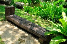 Wooden Bench Royalty Free Stock Image