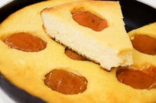 Baked Pudding With Apricot Stock Photos Baked Pudding With Apricot Stock Photos