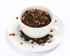 Green Tea Leaves Royalty Free Stock Photography Green Tea Leaves Royalty Free Stock Photography