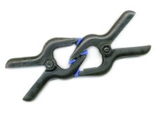 Pair Of Kissing Clamps Royalty Free Stock Image