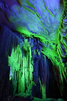 Reed Flute Cave Guilin Guangxi China Stock Photos