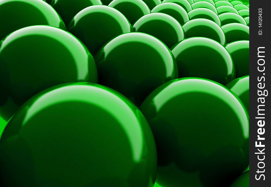 Green Ballon Background