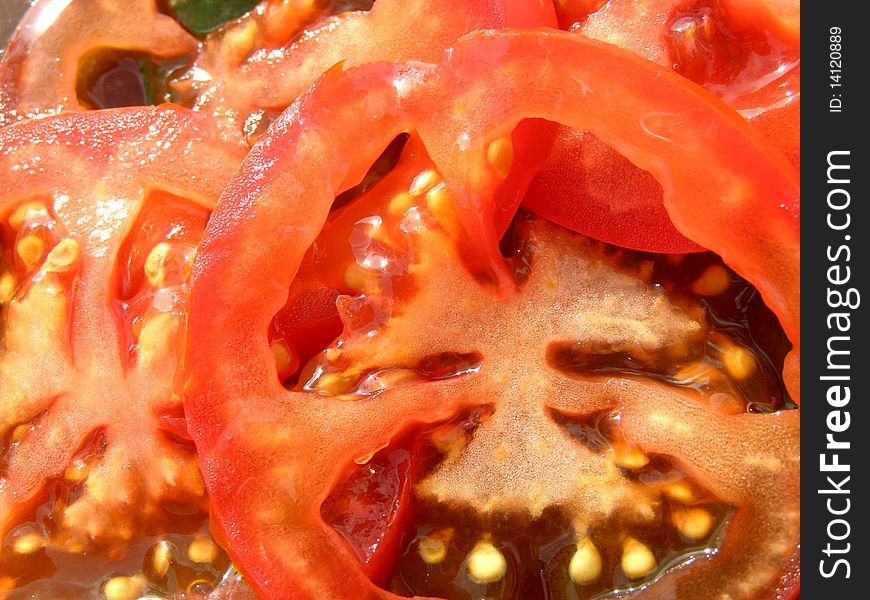 Slice Of Fresh Tomato