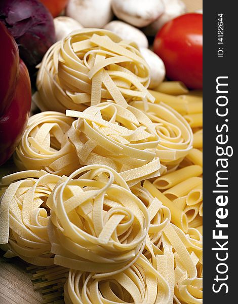 Cooking with fresh italian ingredients. Cooking with fresh italian ingredients