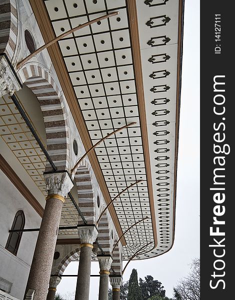 Turkey, Istanbul, Topkapi Palace, roof ornaments