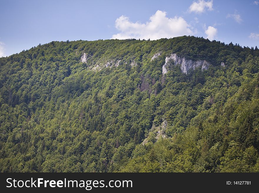 Fregment of Slovak Paradise (Slovakia)