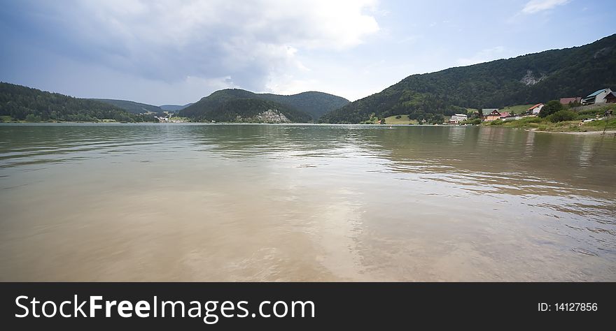 Mountain lake in Dedinky (Slovakia)