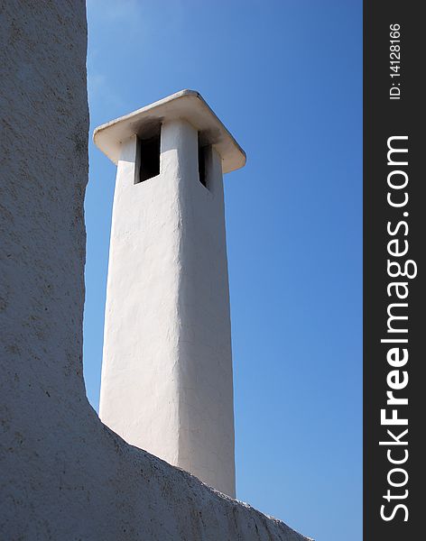 Detail of a typical farm house in Ibiza. The architecture of Ibiza is known in all world. Detail of a typical farm house in Ibiza. The architecture of Ibiza is known in all world.