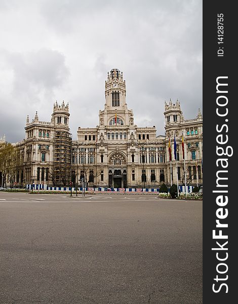 An image of Communication palace in Madrid, Spain