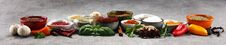 Spices And Herbs On Table. Food And Cuisine Ingredients Stock Photos Spices And Herbs On Table. Food And Cuisine Ingredients Stock Photos