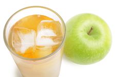 Apple And Juice Royalty Free Stock Images