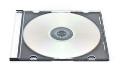 CD-ROM In A Box Royalty Free Stock Photos