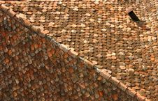 Old Red Roof Stock Photo Old Red Roof Stock Photo