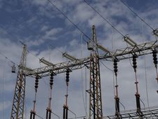 Electrical Tower Royalty Free Stock Images