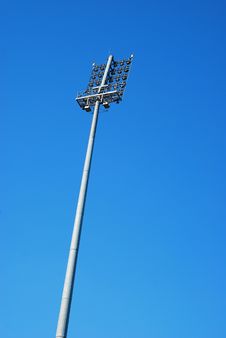 Stadium Lighting Tower Stock Image