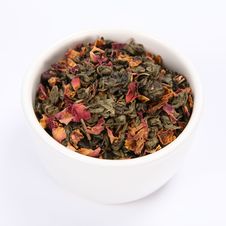 Bowl Of Dried Green Tea Leaves Royalty Free Stock Photos Bowl Of Dried Green Tea Leaves Royalty Free Stock Photos
