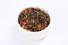 Bowl Of Dried Green Tea Leaves Stock Images Bowl Of Dried Green Tea Leaves Stock Images
