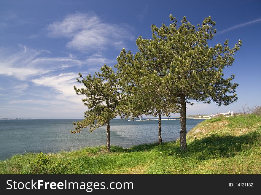 Colorful seascape, photo taken in Bulgaria Sozopol