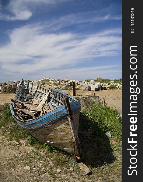 Vintage boat, photo taken in Bulgaria, Sozopol