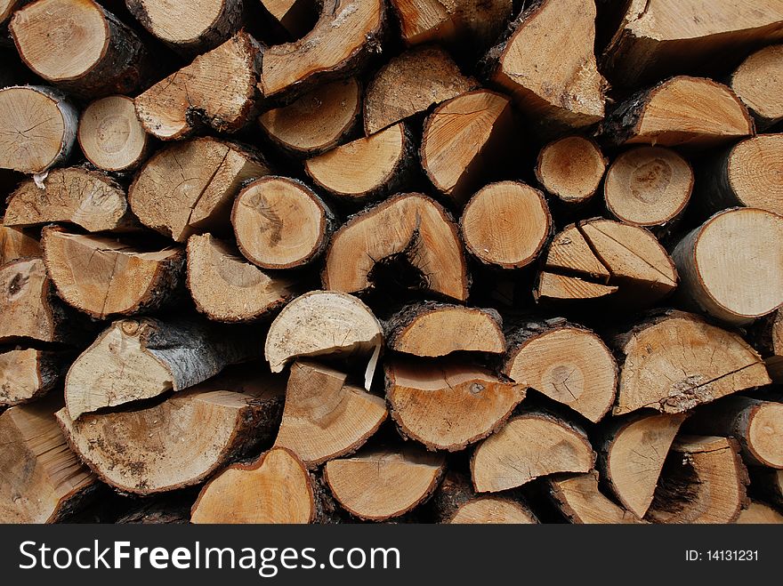 Pile of wood