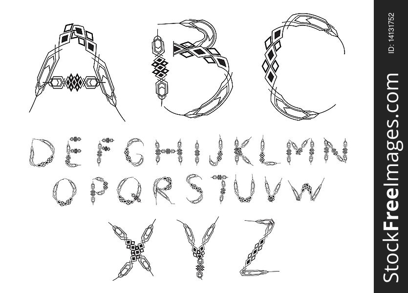 Stylish Alphabet