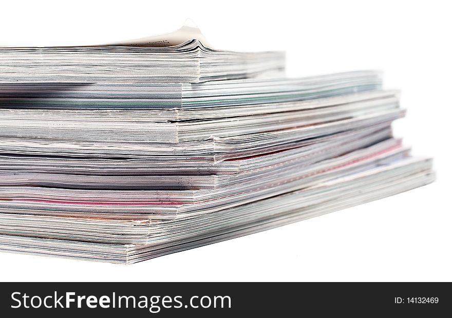 A Stack Of Magazines